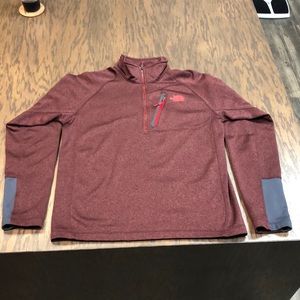 North Face 1/4 zip fleece - medium